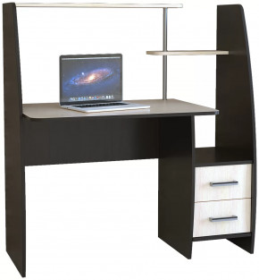 Компьютерный стол КЛ №6.2 Венге/Дуб молочный в Междуреченском - mezhdurechenskij.mebel-tymen.ru | фото