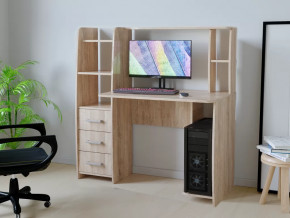 Компьютерный стол КЛ №6.3 Дуб баррик в Междуреченском - mezhdurechenskij.mebel-tymen.ru | фото