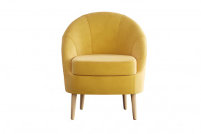 Кресло Комо Модель 005 Велюр Ультра Мустард в Междуреченском - mezhdurechenskij.mebel-tymen.ru | фото