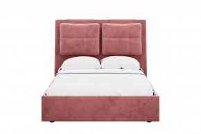 Кровать 1400 Эстер 311 Велюр Ультра коралл в Междуреченском - mezhdurechenskij.mebel-tymen.ru | фото