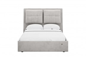 Кровать 1400 Эстер 311 Велюр Ультра Смог в Междуреченском - mezhdurechenskij.mebel-tymen.ru | фото