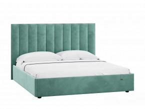 Кровать 1800 Ингрид 312 Велюр Ультра Минт в Междуреченском - mezhdurechenskij.mebel-tymen.ru | фото