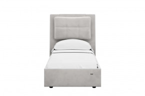 Кровать 900 Эстер 311 Велюр Ультра Смог в Междуреченском - mezhdurechenskij.mebel-tymen.ru | фото