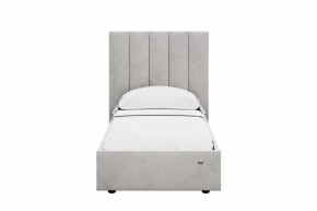 Кровать 900 Ингрид 312 Велюр Ультра Смог в Междуреченском - mezhdurechenskij.mebel-tymen.ru | фото