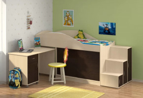 Кровать-чердак Дюймовочка-3 в Междуреченском - mezhdurechenskij.mebel-tymen.ru | фото