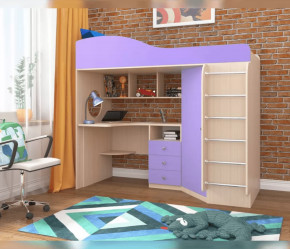 Кровать-чердак Кадет 1 с металлической лестницей Ярофф в Междуреченском - mezhdurechenskij.mebel-tymen.ru | фото