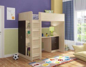 Кровать-чердак Теремок-3 в Междуреченском - mezhdurechenskij.mebel-tymen.ru | фото