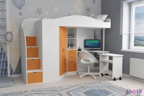 Кровать-чердак Юниор 4 Ярофф в Междуреченском - mezhdurechenskij.mebel-tymen.ru | фото