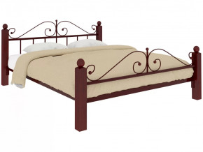 Кровать Диана Lux plus коричневая в Междуреченском - mezhdurechenskij.mebel-tymen.ru | фото