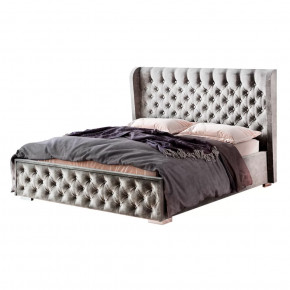 Кровать Франческа 1,6м под подъемный механизм Графит в Междуреченском - mezhdurechenskij.mebel-tymen.ru | фото