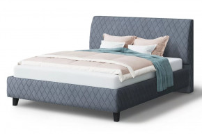 Кровать Хилтон, 2000*1600 мм, серый в Междуреченском - mezhdurechenskij.mebel-tymen.ru | фото