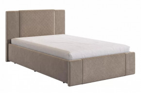 Кровать (каркас) Хлоя 120х200 см латте (велюр) в Междуреченском - mezhdurechenskij.mebel-tymen.ru | фото