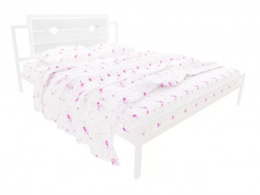 Кровать Инесса белая в Междуреченском - mezhdurechenskij.mebel-tymen.ru | фото