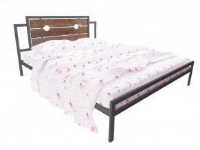 Кровать Инесса черная в Междуреченском - mezhdurechenskij.mebel-tymen.ru | фото