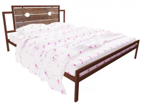 Кровать Инесса коричневая в Междуреченском - mezhdurechenskij.mebel-tymen.ru | фото