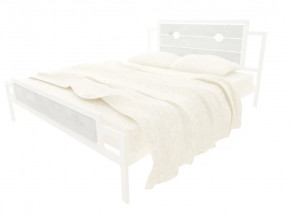 Кровать Инесса Plus белая в Междуреченском - mezhdurechenskij.mebel-tymen.ru | фото