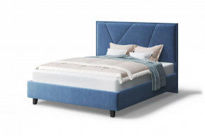 Кровать Ингрид, 1600*2000 мм, на опорах, синий в Междуреченском - mezhdurechenskij.mebel-tymen.ru | фото