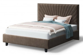 Кровать Леона, 2000*1800 мм, коричневый в Междуреченском - mezhdurechenskij.mebel-tymen.ru | фото