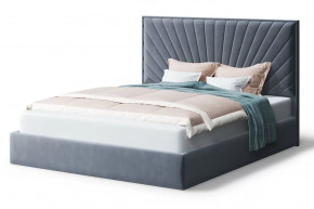 Кровать Леона, 2000*1800 мм, серый в Междуреченском - mezhdurechenskij.mebel-tymen.ru | фото