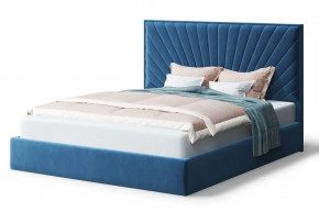 Кровать Леона, 2000*1800 мм, синий в Междуреченском - mezhdurechenskij.mebel-tymen.ru | фото