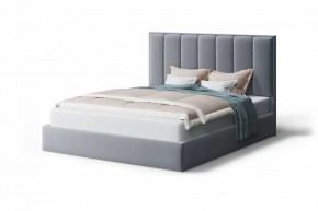 Кровать Лина, 1800*2000 мм, серый в Междуреченском - mezhdurechenskij.mebel-tymen.ru | фото