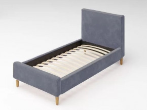 Кровать Линси 900 Серый в Междуреченском - mezhdurechenskij.mebel-tymen.ru | фото