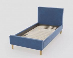 Кровать Линси 900 Синий в Междуреченском - mezhdurechenskij.mebel-tymen.ru | фото