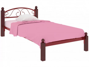 Кровать Вероника Мини Lux красная в Междуреченском - mezhdurechenskij.mebel-tymen.ru | фото