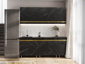 Кухня Милена 2,0м (Мрамор Блэк софт (Антарес)) в Междуреченском - mezhdurechenskij.mebel-tymen.ru | фото