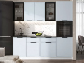 Кухня Николь 2,2м (Браш Блю) в Междуреченском - mezhdurechenskij.mebel-tymen.ru | фото