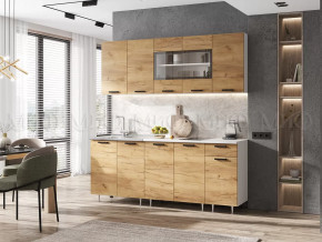 Кухня Рио NEW 1,8м Дуб Крафт ЛДСП в Междуреченском - mezhdurechenskij.mebel-tymen.ru | фото