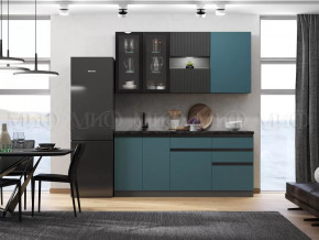 Кухня Техно-6 2,0м (Графит/Атлантик софт/Графит софт) в Междуреченском - mezhdurechenskij.mebel-tymen.ru | фото