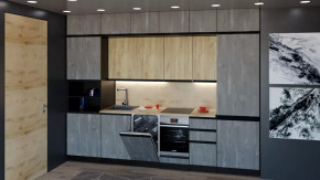 Кухонный гарнитур Адажио люкс 3000 мм в Междуреченском - mezhdurechenskij.mebel-tymen.ru | фото