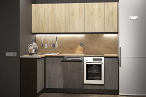 Кухонный гарнитур Адажио прайм 400 1100х2000 мм в Междуреченском - mezhdurechenskij.mebel-tymen.ru | фото