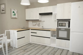 Кухонный гарнитур Амели мега прайм 1500х2700 мм в Междуреченском - mezhdurechenskij.mebel-tymen.ru | фото