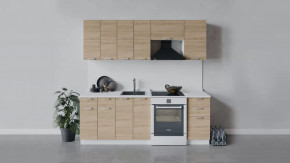 Кухонный гарнитур «Гранита» длиной 220 см в Междуреченском - mezhdurechenskij.mebel-tymen.ru | фото