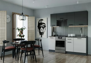 Кухонный гарнитур Лофт-2000 столешница 38 мм в Междуреченском - mezhdurechenskij.mebel-tymen.ru | фото