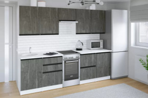 Кухонный гарнитур Ноктюрн мега 2500 мм в Междуреченском - mezhdurechenskij.mebel-tymen.ru | фото