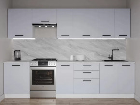 Кухонный гарнитур Смоки-3000 МДФ столешница 38 мм в Междуреченском - mezhdurechenskij.mebel-tymen.ru | фото