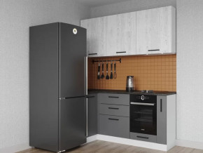 Кухонный гарнитур угловой Санторини-1000х1800 МДФ столешница 26 мм в Междуреченском - mezhdurechenskij.mebel-tymen.ru | фото