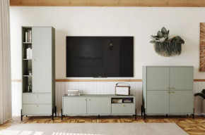 Модульная гостиная Нуар в Междуреченском - mezhdurechenskij.mebel-tymen.ru | фото