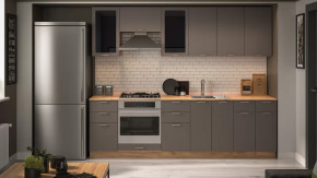 Модульная кухня «Габриэлла» Дуб крафт золотой/Муссон в Междуреченском - mezhdurechenskij.mebel-tymen.ru | фото