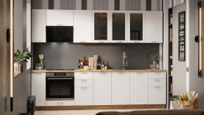 Модульная кухня «Габриэлла» Дуб крафт золотой/Сноу в Междуреченском - mezhdurechenskij.mebel-tymen.ru | фото