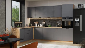 Модульная кухня «Гренада» Дуб Крафт золотой, Холст Вулкан в Междуреченском - mezhdurechenskij.mebel-tymen.ru | фото