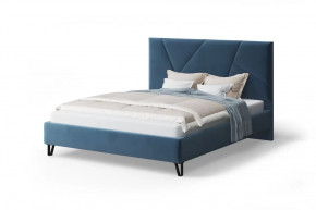 Мягкая кровать Мила, 1200*2000 мм, синий в Междуреченском - mezhdurechenskij.mebel-tymen.ru | фото