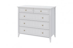 Мэгги Комод 5 ящиков Белый в Междуреченском - mezhdurechenskij.mebel-tymen.ru | фото