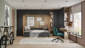 Набор детской мебели «Порто» №2 Яблоня Беллуно, Графит софт в Междуреченском - mezhdurechenskij.mebel-tymen.ru | фото