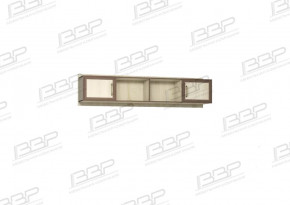 Надстройка с дверцами МС Верона для молодежи ЛДСП в Междуреченском - mezhdurechenskij.mebel-tymen.ru | фото