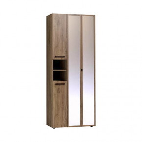 Nature 87 Шкаф для одежды и белья с зеркалом в Междуреченском - mezhdurechenskij.mebel-tymen.ru | фото