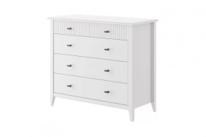 Никеа Комод 5 ящиков Белый в Междуреченском - mezhdurechenskij.mebel-tymen.ru | фото